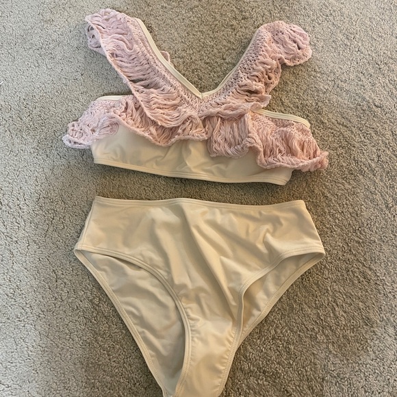 Boho pink bikini. New - Picture 3 of 4